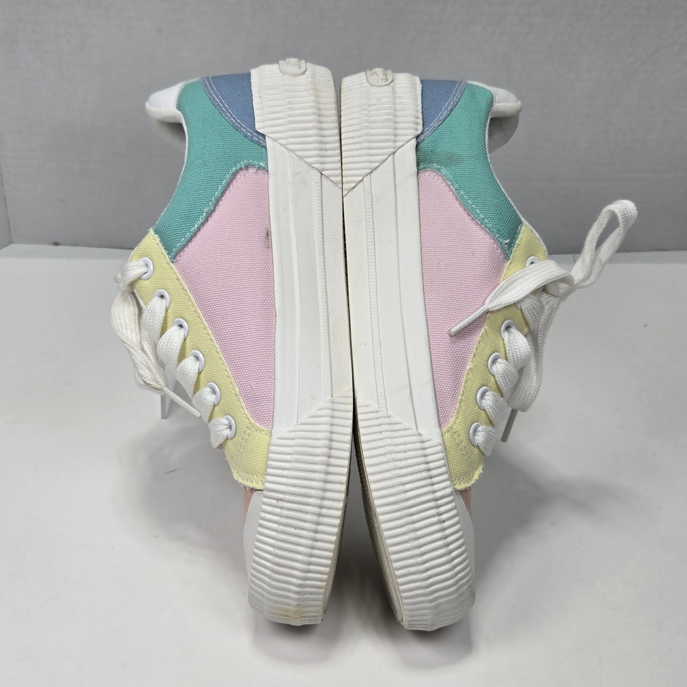 Rocket Dog Cheery Pastel Rainbow Multicolor Women's Lace Up Sneakers Size 7 - Picture 5 of 11